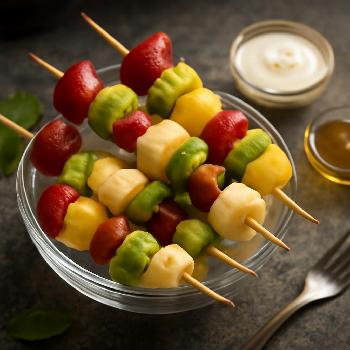 Brochettes de Fruits Amusantes