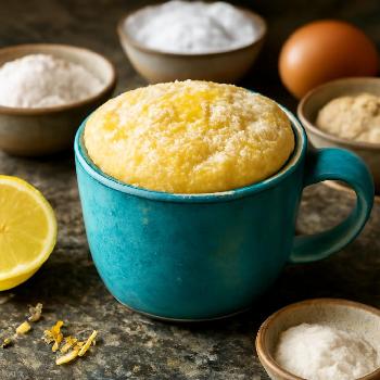 Mug Cake au Citron Minute