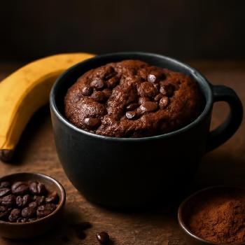 Mug Cake Banane Chocolat Minute