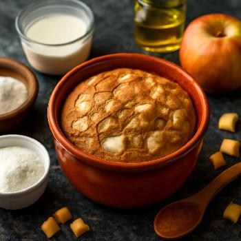 Mug Cake Pomme-Cannelle Express