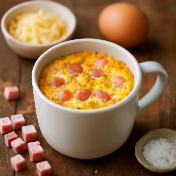 Mug Quiche Express au Micro-ondes