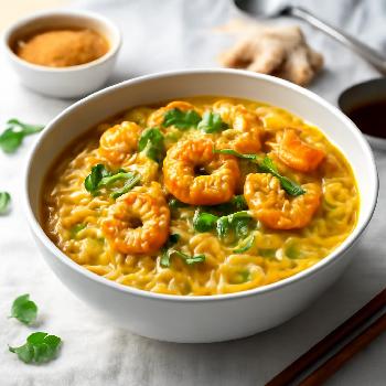 Nouilles Instantanées Curry Coco aux Crevettes