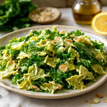 Pâtes au pesto de roquette et citron