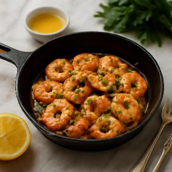 Poêlée de Crevettes à l'Ail Express