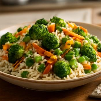 Poêlée de Riz Express aux Légumes Croquants