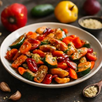 Poêlée Express de Poulet et Légumes Croquants