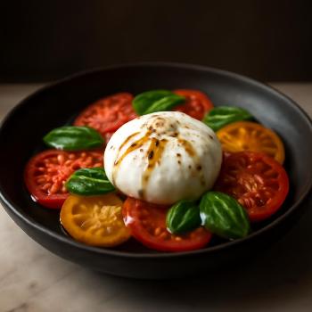 Salade Caprese Express à la Burrata