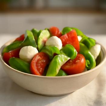Salade Caprese Express à l'Avocat