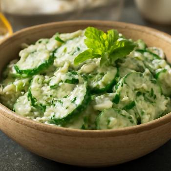 Salade de Concombre Rafraîchissante au Yaourt