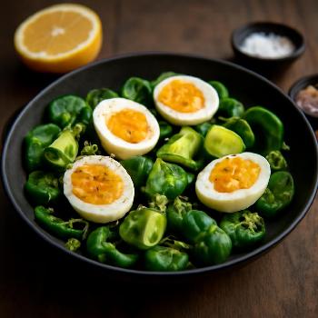 Salade d'épinards, œufs durs et avocat express