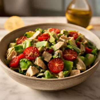Salade Express de Poulet et Avocat