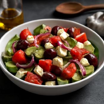 Salade Grecque Express en 10 Minutes