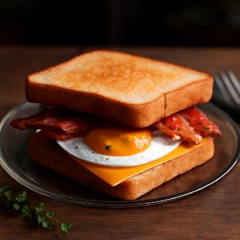 Sandwich Œuf Bacon Croustillant