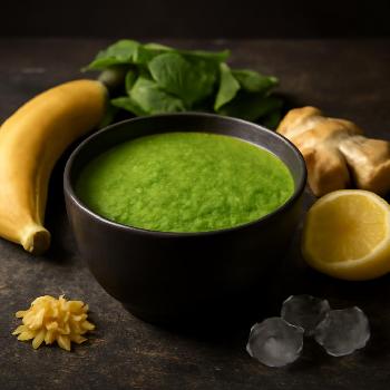 Smoothie Vert Énergie : Épinards, Banane et Gingembre