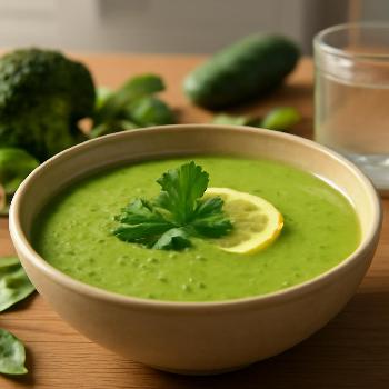 Soupe Détox Verte Éclair