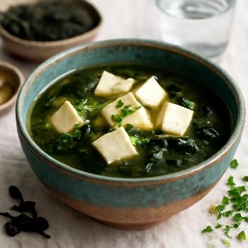 Soupe Miso Express au Tofu et Algues