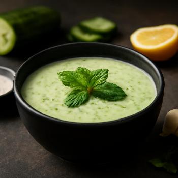 Soupe Rapide Concombre et Menthe : Rafraîchissement Instantané