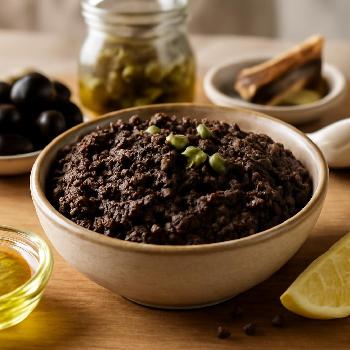 Tapenade d'Olives Noires au Thermomix