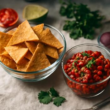 Tortilla Chips Maison et Salsa Express