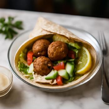 Wrap Falafel Express : Délice Méditerranéen en 10 Minutes