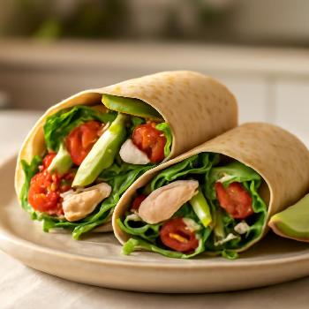 Wrap Poulet Avocat Rafraîchissant