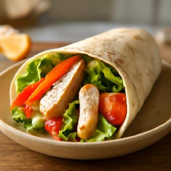 Wrap Poulet Crudités Frais et Croquant