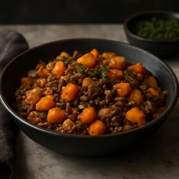 Boeuf haché aux légumes racines, version Whole30