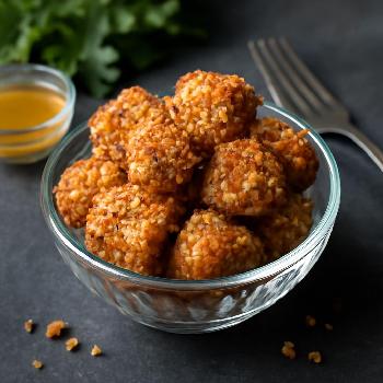 Bouchées de Brie Croustillantes aux Noix (Keto)