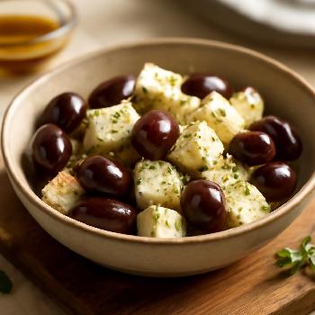 Bouchées de Fromage Feta et Olives