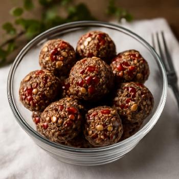 Bouchées Énergétiques Anti-Inflammatoires aux Baies et Noix