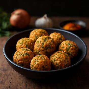 Boulettes de Lentilles Corail aux Herbes