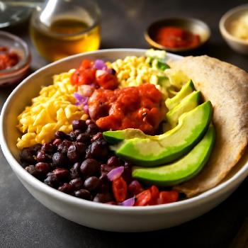 Burritos Protéinés Haricots et Œufs: Le Petit Déjeuner Idéal