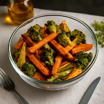 Chips de légumes au four (Carottes, Céleri, Brocoli)