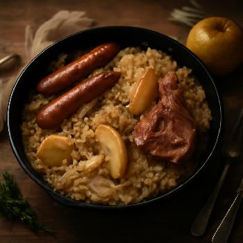 Choucroute Aromatisée au Genièvre et aux Pommes