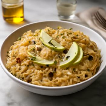 Choucroute aux Pommes et aux Baies de Genièvre, une Recette Saine et Gourmande