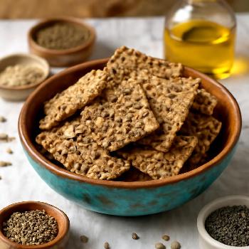 Crackers aux Graines Faibles en Glucides