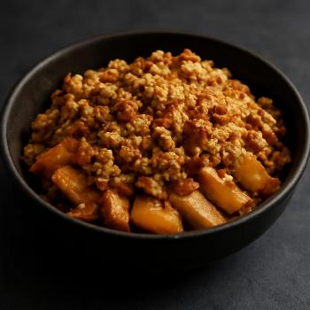 Crumble aux Pommes et aux Noix Paléo