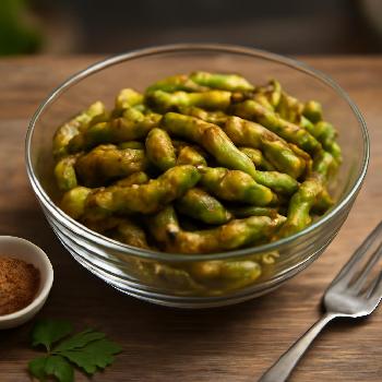 Edamame grillé au paprika fumé