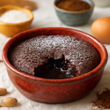 Gâteau Fondant au Chocolat Noir (Sans Gluten)