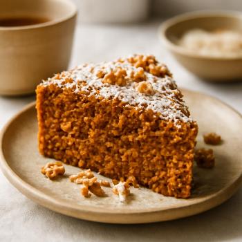 Gâteau Végan Carottes et Noix de Coco Râpée