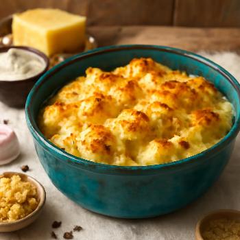 Gratin de Chou-Fleur au Cheddar Keto