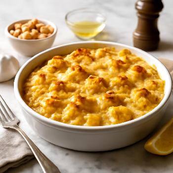 Gratin de chou-fleur végan au fauxmage de cajou