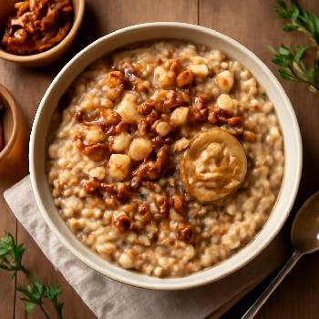Gruau Végétalien Pomme Cannelle et Noix de Pécan