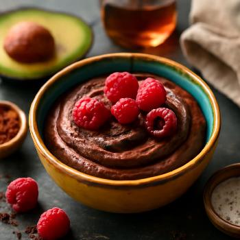 Mousse au Chocolat et Avocat Sans Lait