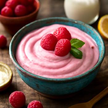 Mousse aux Framboises Faible en Glucides