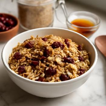 Muesli maison aux fruits secs et oléagineux