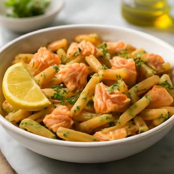 Pâtes Anti-Inflammatoires au Saumon, Citron et Aneth