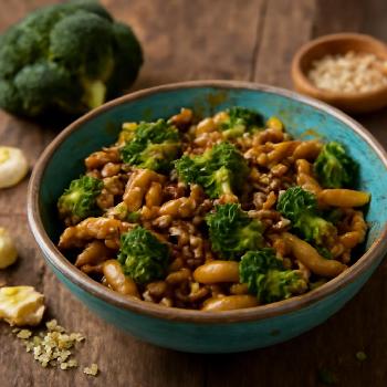 Pâtes au Bœuf et Brocoli: Dîner Protéiné Facile et Rapide