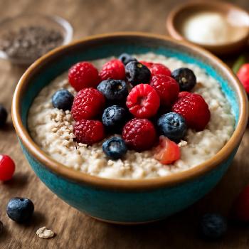 Porridge aux Fruits Rouges et Graines de Chia