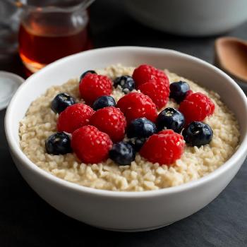 Porridge d'Avoine aux Fruits Rouges Sans Soja